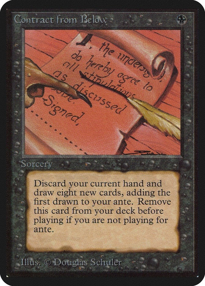 Image for Contract from Below [Alpha Edition] - Magic: The Gathering