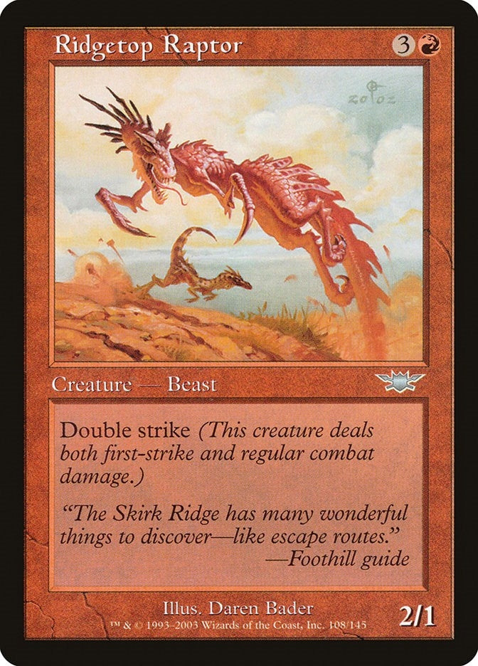 Image for Ridgetop Raptor (108) [Legions] - Magic: The Gathering