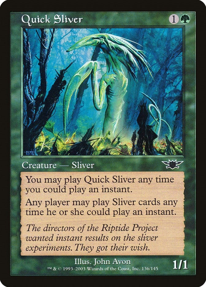 Image for Quick Sliver (136) [Legions] - Magic: The Gathering