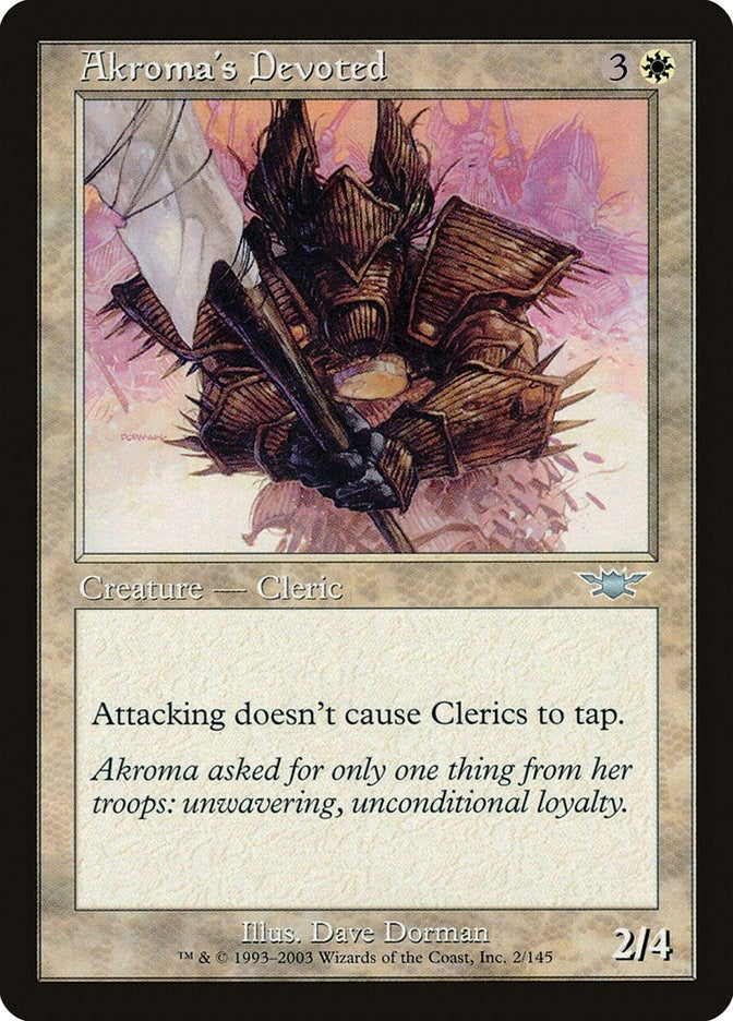 Image for Akroma's Devoted (2) [Legions] - Magic: The Gathering