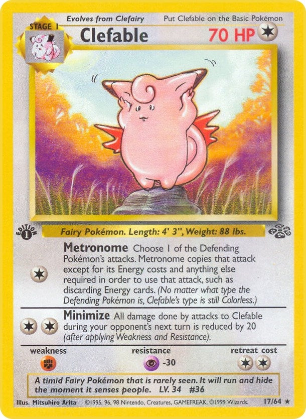 Image for Clefable (17) (17/64) [Jungle] - Pokemon