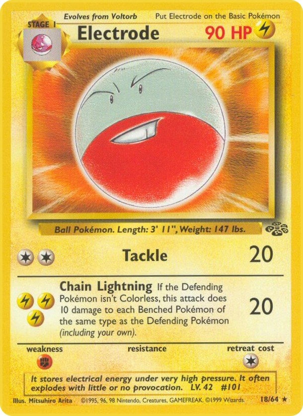 Image for Electrode (18) (18/64) [Jungle] - Pokemon