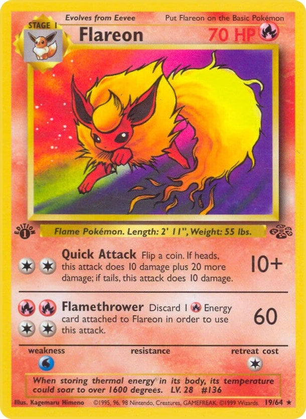 Image for Flareon (19) (19/64) [Jungle] - Pokemon