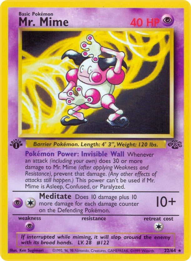 Image for Mr. Mime (22) (22/64) [Jungle] - Pokemon