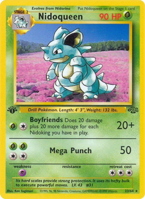 Image for Nidoqueen (23) (23/64) [Jungle] - Pokemon