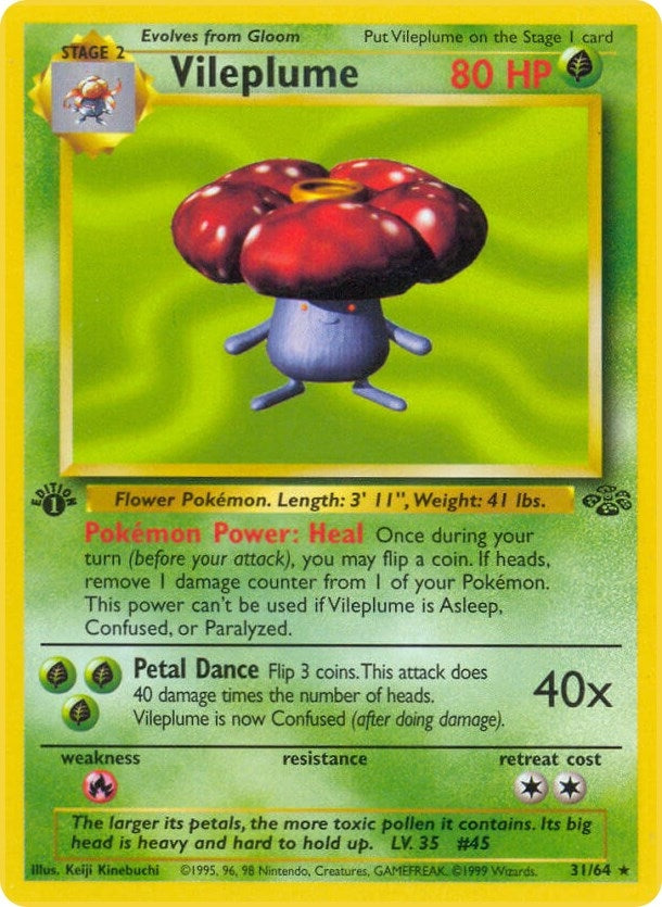 Image for Vileplume (31) (31/64) [Jungle] - Pokemon