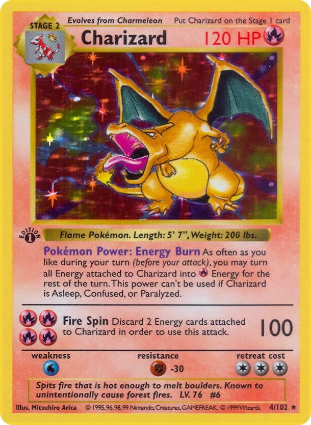 Image for Charizard (004/102) [Base Set (Shadowless)] - Pokemon