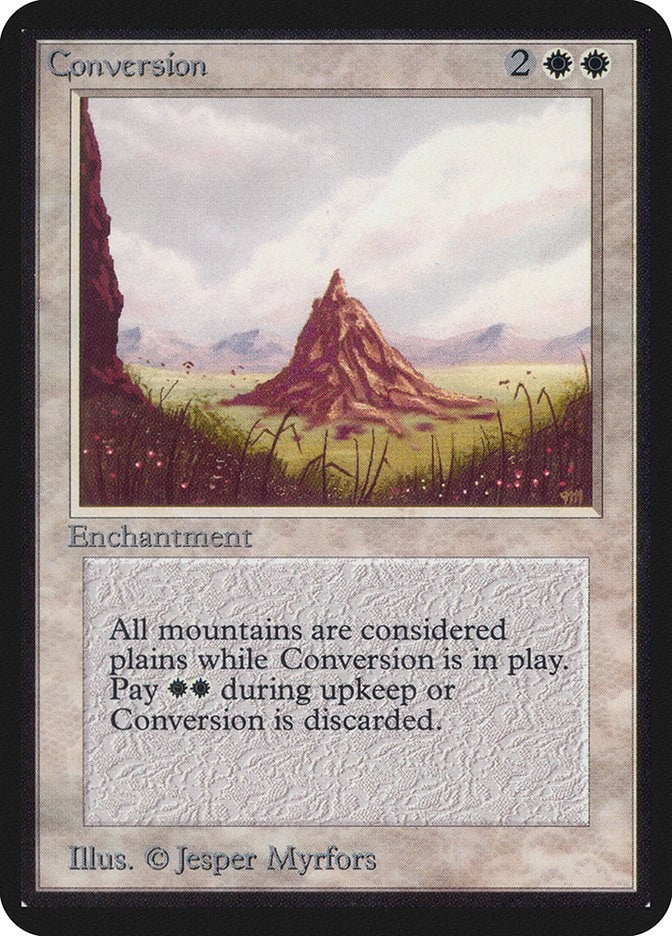 Image for Conversion [Alpha Edition] - Magic: The Gathering