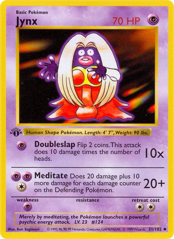 Image for Jynx (031/102) [Base Set (Shadowless)] - Pokemon