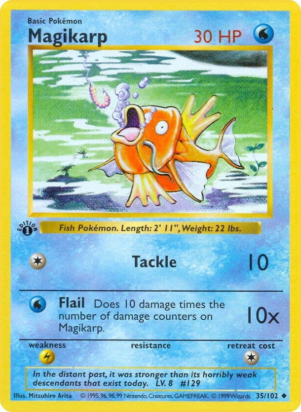 Magikarp (035/102) [Base Set (Shadowless)]