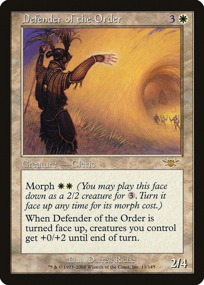 Image for Defender of the Order (11) [Legions] - Magic: The Gathering