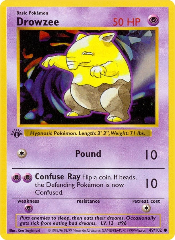 Image for Drowzee (049/102) [Base Set (Shadowless)] - Pokemon