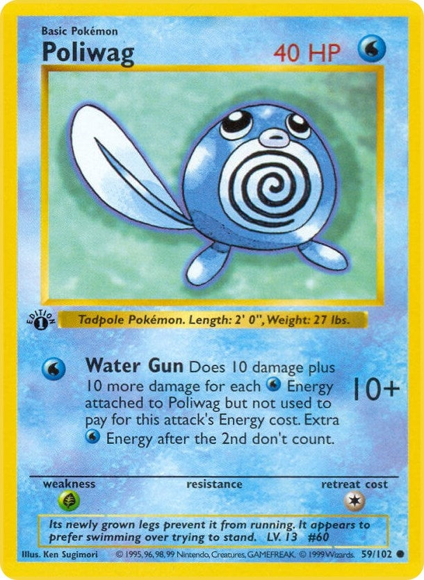 Image for Poliwag (059/102) [Base Set (Shadowless)] - Pokemon