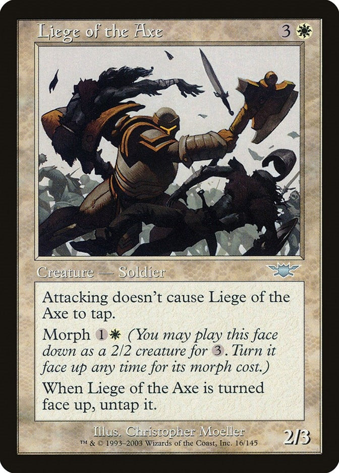 Image for Liege of the Axe (16) [Legions] - Magic: The Gathering