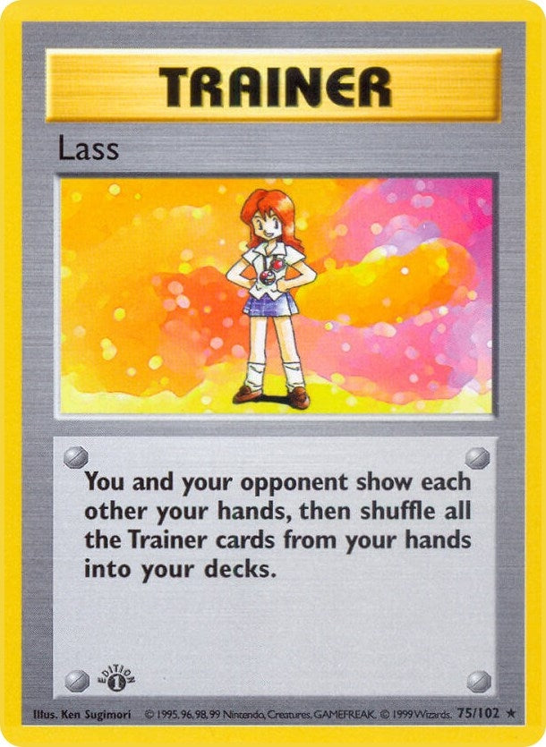 Lass (075/102) [Base Set (Shadowless)]
