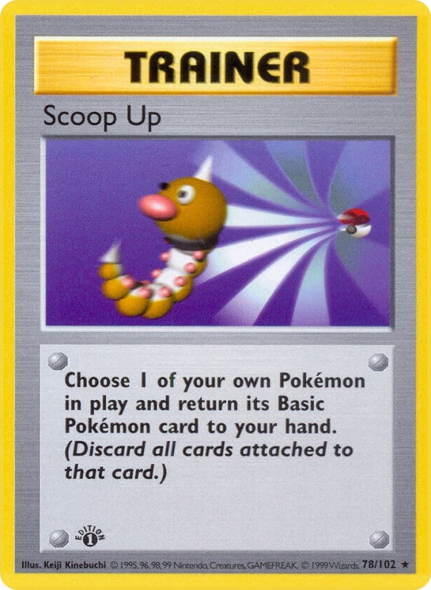 Scoop Up (078/102) [Base Set (Shadowless)]
