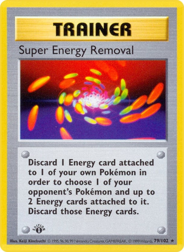 Image for Super Energy Removal (079/102) [Base Set (Shadowless)] - Pokemon