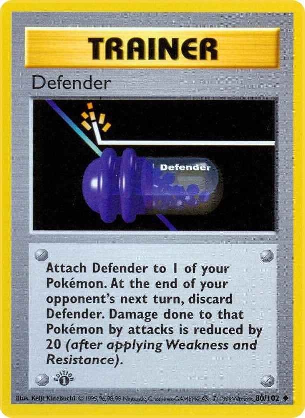Image for Defender (080/102) [Base Set (Shadowless)] - Pokemon