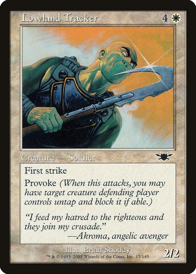 Image for Lowland Tracker (17) [Legions] - Magic: The Gathering