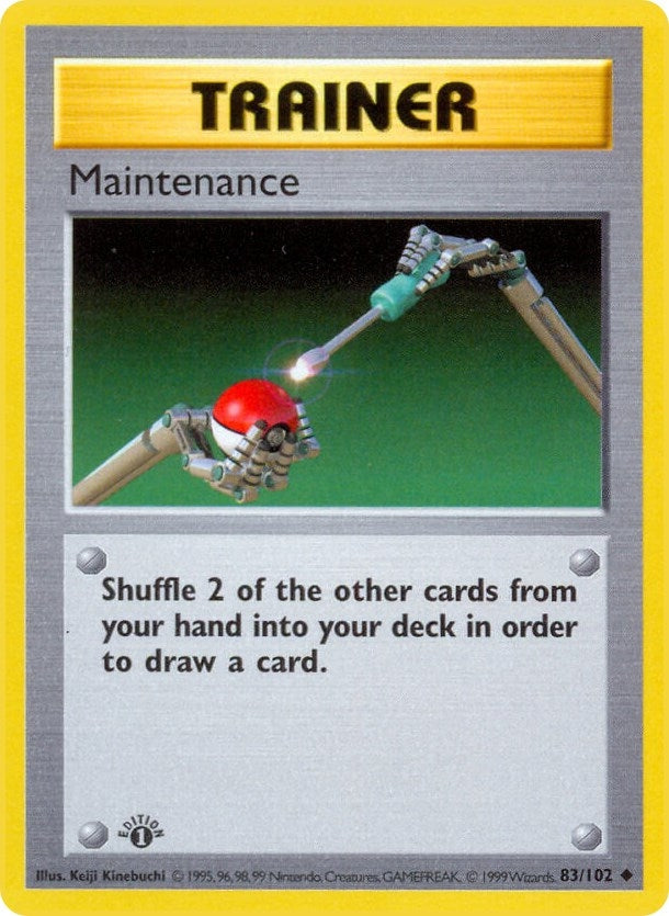 Image for Maintenance (083/102) [Base Set (Shadowless)] - Pokemon