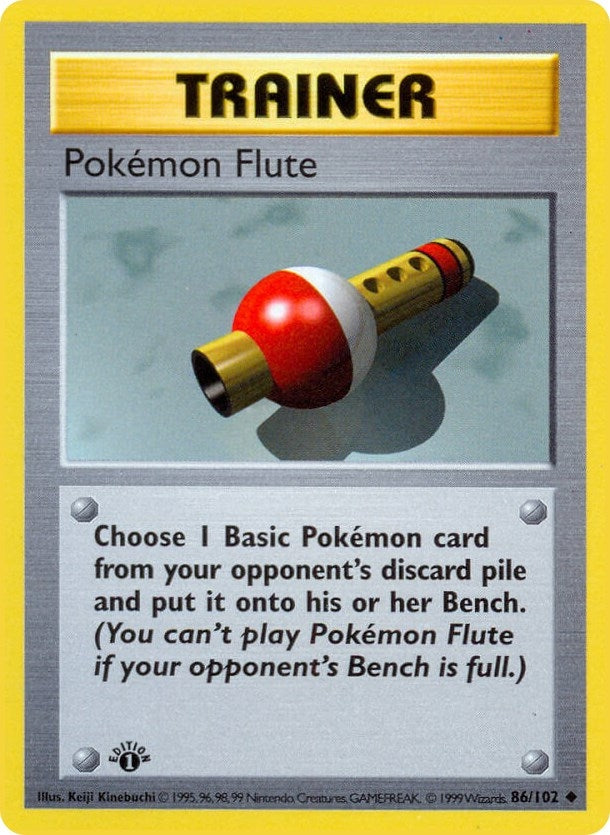 Image for Pokemon Flute (086/102) [Base Set (Shadowless)] - Pokemon