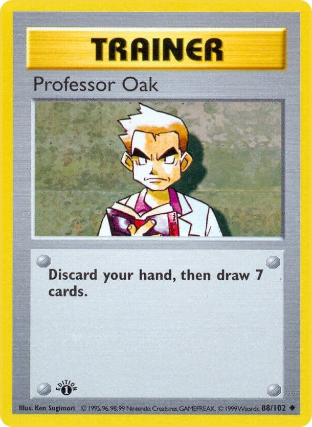 Image for Professor Oak (088/102) [Base Set (Shadowless)] - Pokemon