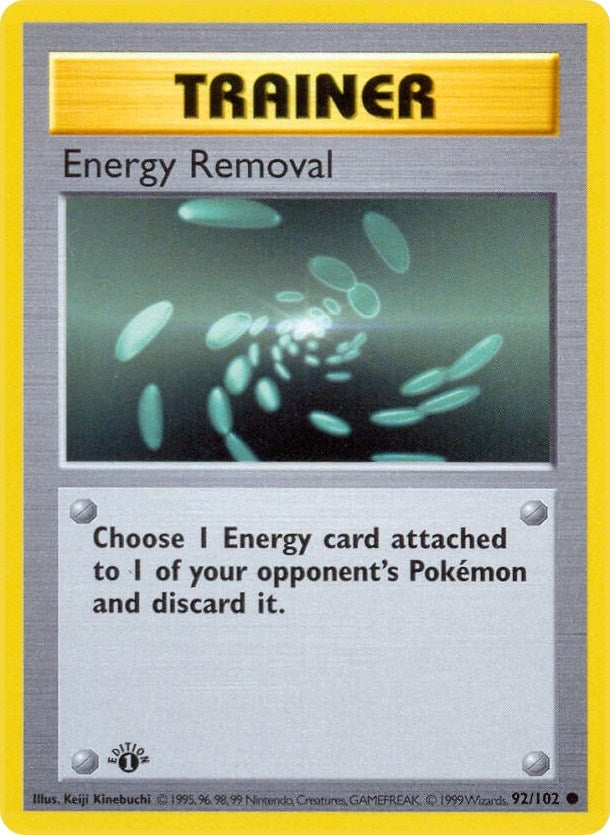 Image for Energy Removal (092/102) [Base Set (Shadowless)] - Pokemon