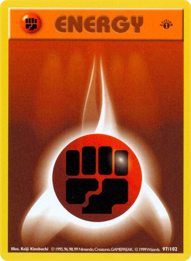 Image for Fighting Energy (097/102) [Base Set (Shadowless)] - Pokemon