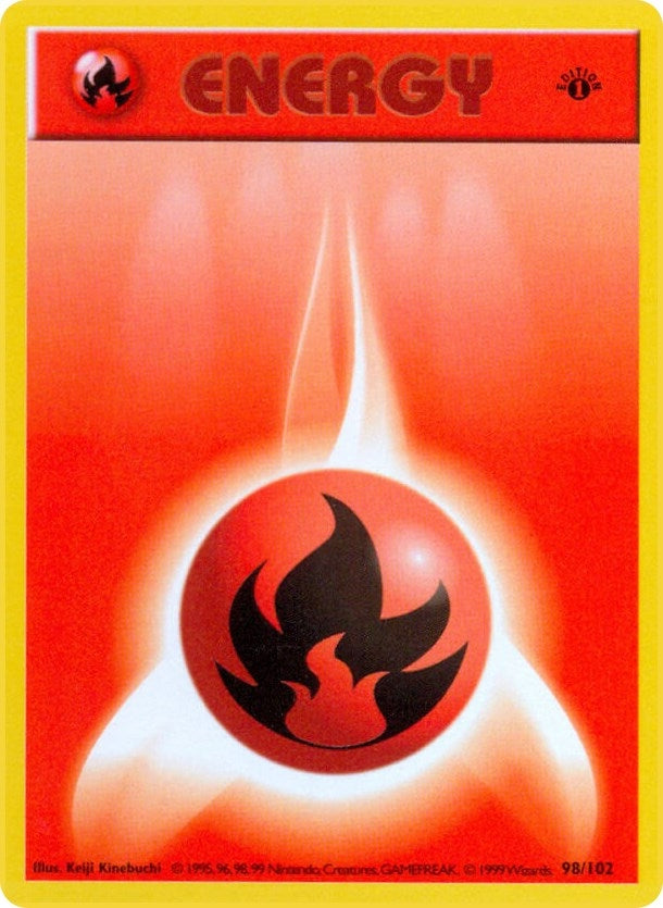 Image for Fire Energy (098/102) [Base Set (Shadowless)] - Pokemon