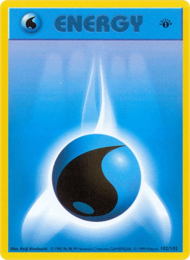 Image for Water Energy (102/102) [Base Set (Shadowless)] - Pokemon