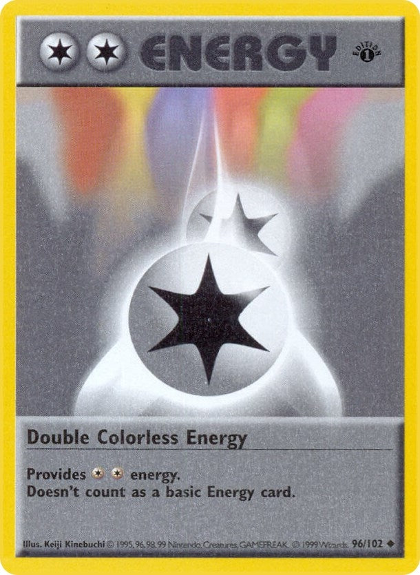 Double Colorless Energy (096/102) [Base Set (Shadowless)]