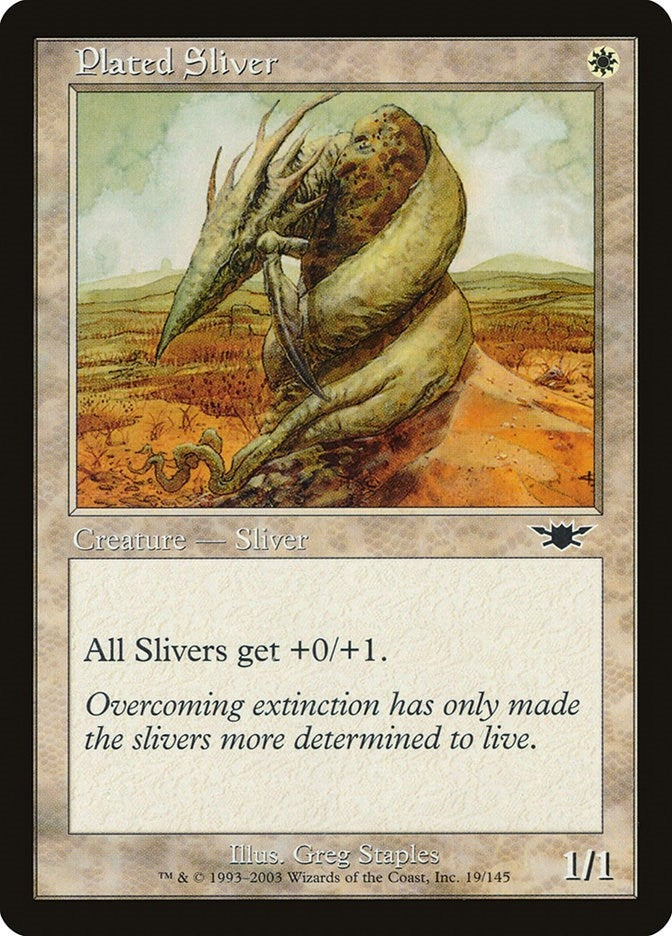 Image for Plated Sliver (19) [Legions] - Magic: The Gathering