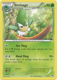 Image for Simisage (6/162) [XY - BREAKthrough] - Pokemon