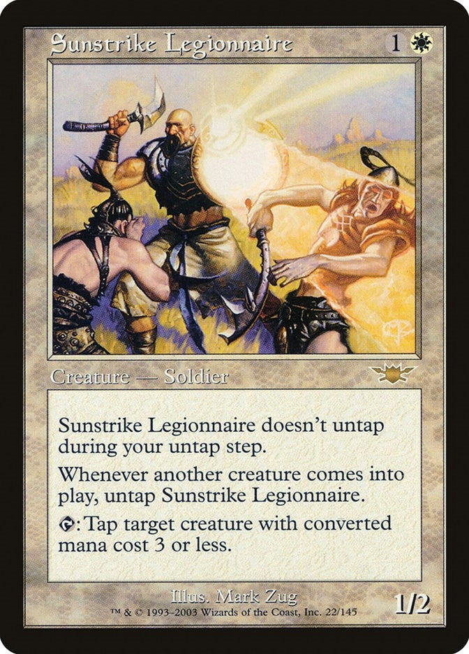 Image for Sunstrike Legionnaire (22) [Legions] - Magic: The Gathering