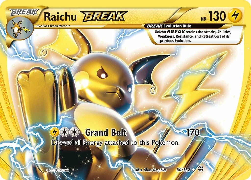 Image for Raichu BREAK (50/162) [XY - BREAKthrough] - Pokemon