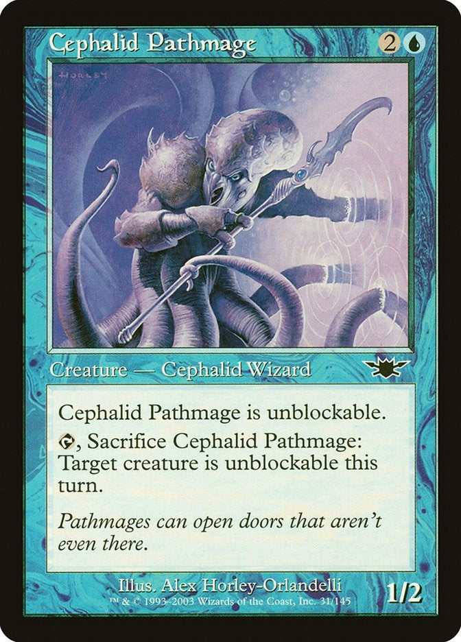 Image for Cephalid Pathmage (31) [Legions] - Magic: The Gathering