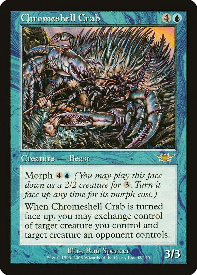 Image for Chromeshell Crab (32) [Legions] - Magic: The Gathering