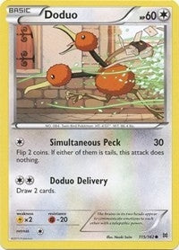 Image for Doduo (115) (115/162) [XY - BREAKthrough] - Pokemon