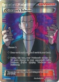 Image for Giovanni's Scheme (Full Art) (162/162) [XY - BREAKthrough] - Pokemon