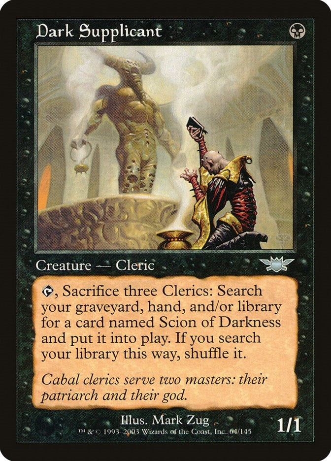 Image for Dark Supplicant (64) [Legions] - Magic: The Gathering