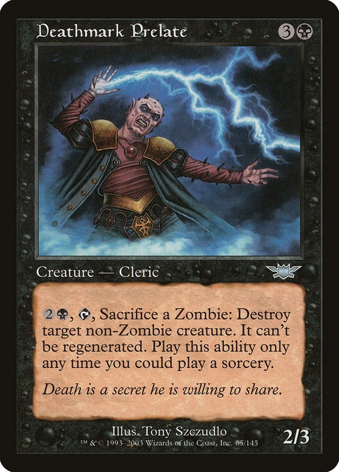 Image for Deathmark Prelate (65) [Legions] - Magic: The Gathering