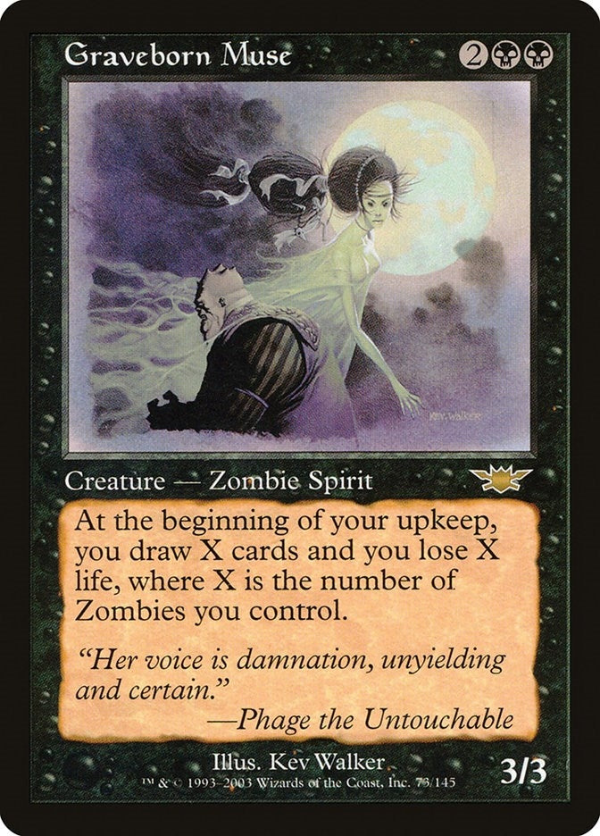 Image for Graveborn Muse (73) [Legions] - Magic: The Gathering