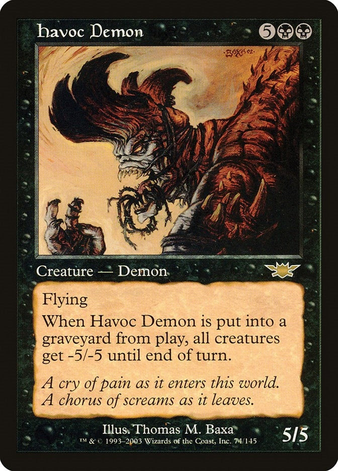 Image for Havoc Demon (74) [Legions] - Magic: The Gathering