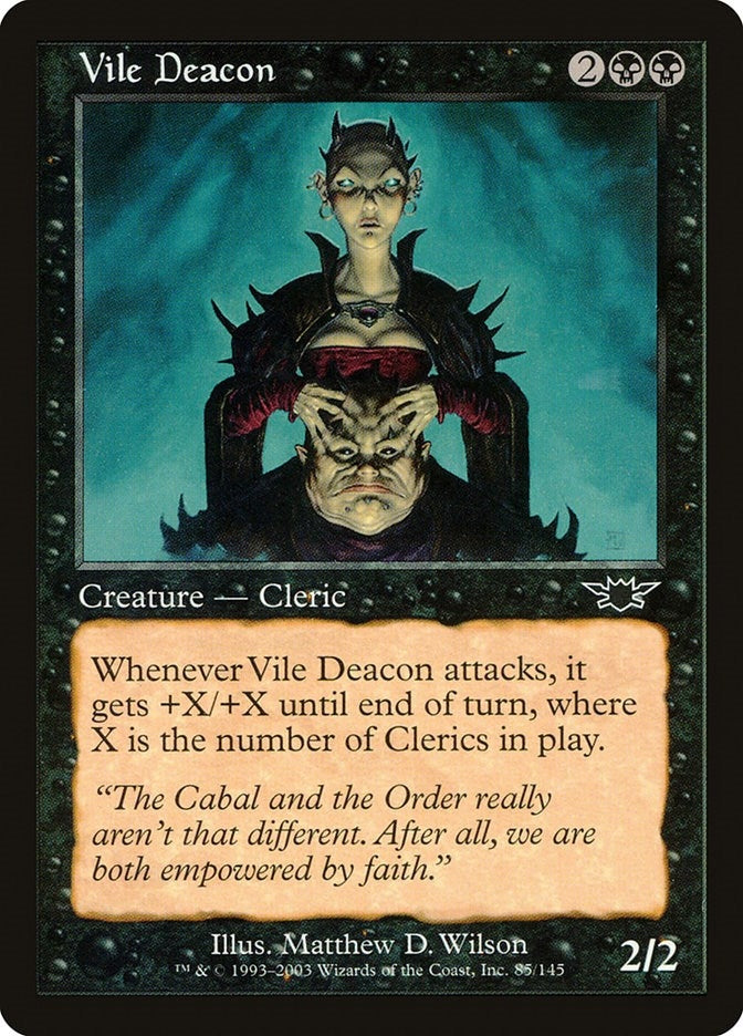 Image for Vile Deacon (85) [Legions] - Magic: The Gathering