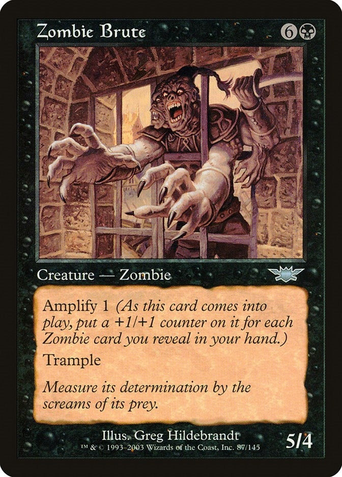 Image for Zombie Brute (87) [Legions] - Magic: The Gathering