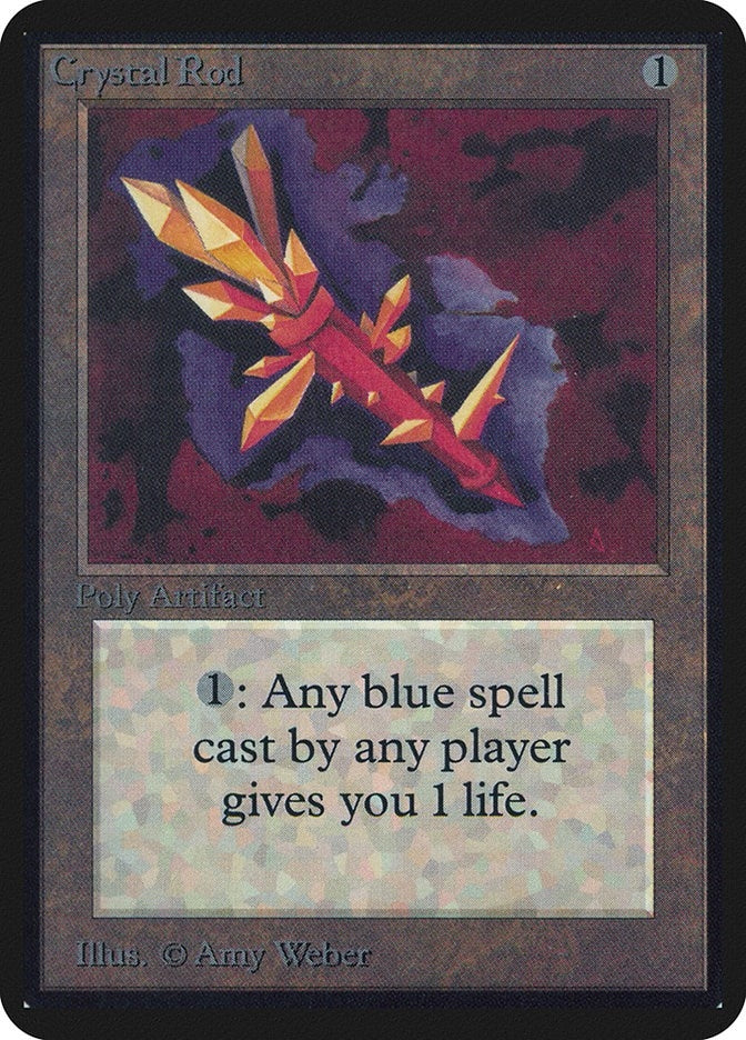 Image for Crystal Rod [Alpha Edition] - Magic: The Gathering