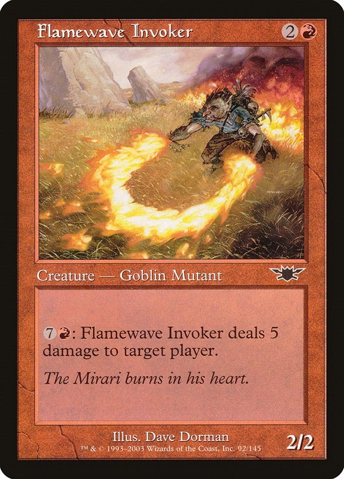 Image for Flamewave Invoker (92) [Legions] - Magic: The Gathering