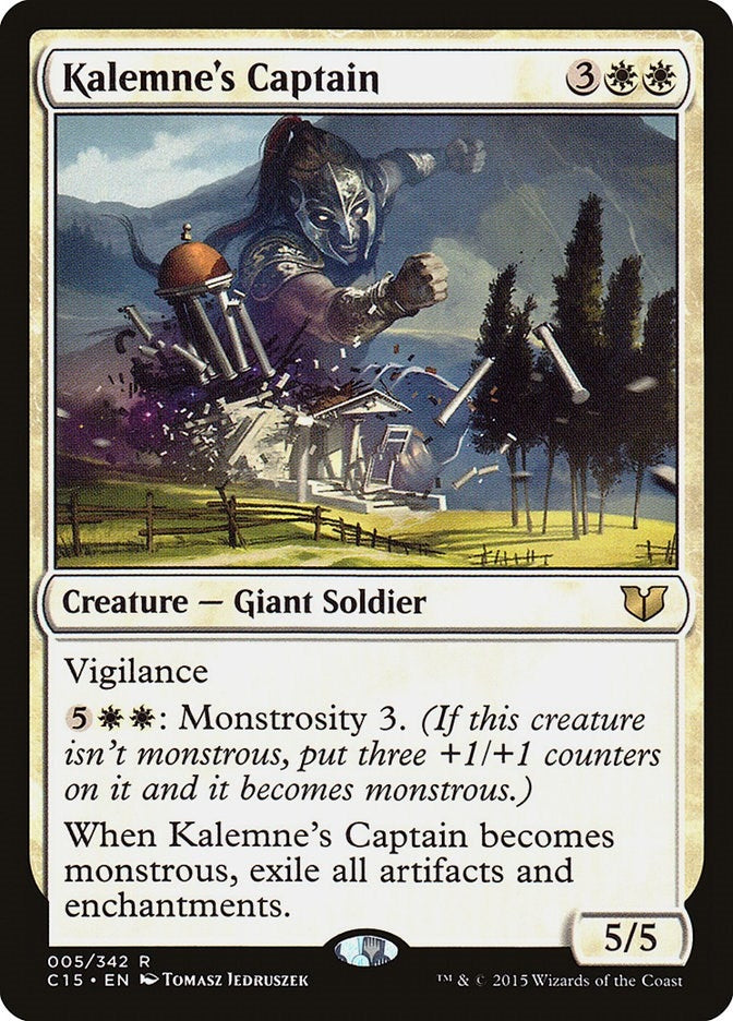 Image for Kalemne's Captain (5) [Commander 2015] - Magic: The Gathering