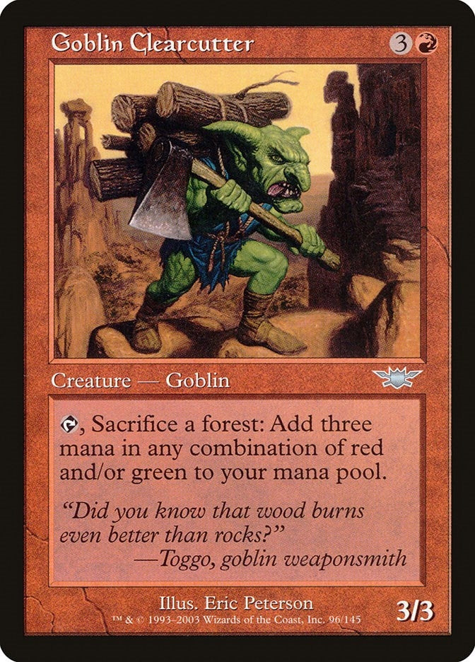 Image for Goblin Clearcutter (96) [Legions] - Magic: The Gathering