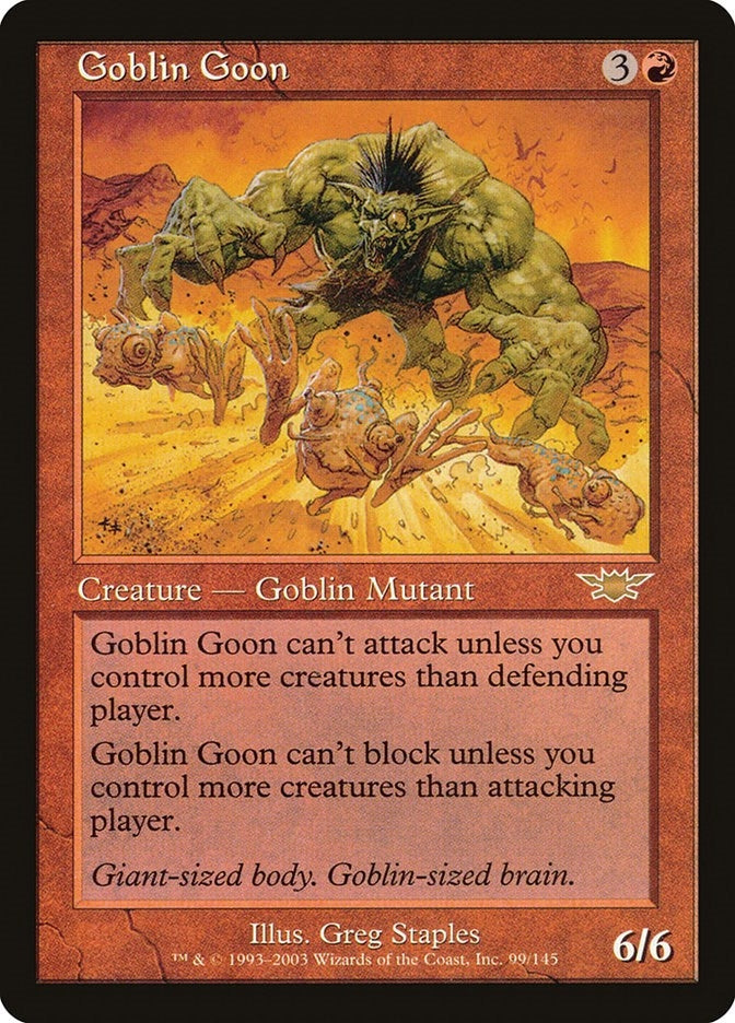 Image for Goblin Goon (99) [Legions] - Magic: The Gathering